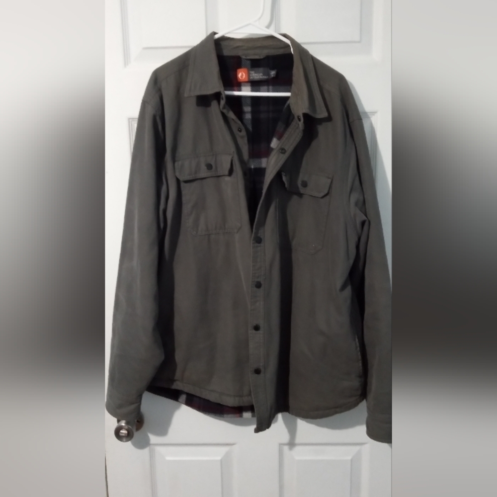 Gray Lightweight The American Outdoorsman Fleece Lined Jacket